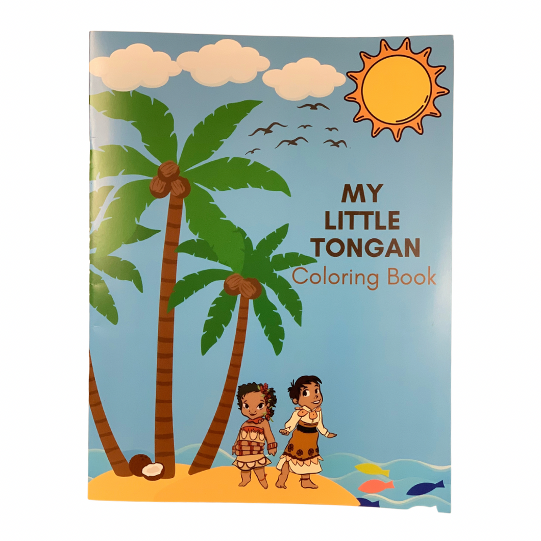 My Little Tongan Coloring Book- 1st Edition